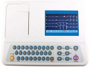 آلة تخطيط القلب الرقمي 5 بوصة نظام مراقبة تخطيط القلب مع بطارية قابلة للشحن بطارية ليثيوم أيون