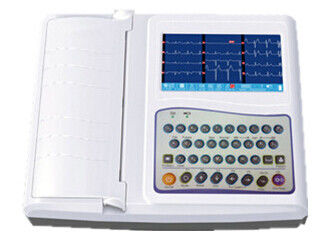 12 قناة تخطيط القلب الرقمية مراقبة 7 بوصة لون شاشات الكريستال السائل