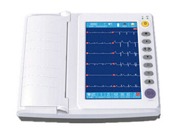 عرض تعمل باللمس، 12 يؤدي نظام مراقبة تخطيط القلب 12 قناة تنسيق تسجيل