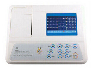 جهاز رسم القلب الرقمية المحمولة 12 الرصاص آلة تخطيط القلب 3 قناة