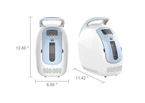 الاستخدام المنزلي مُكثّف أوكسجين محمول أكسجين مزود بمحول سيارة 1 ~ 5L / Min يعمل ضوضاء ≤45dB
