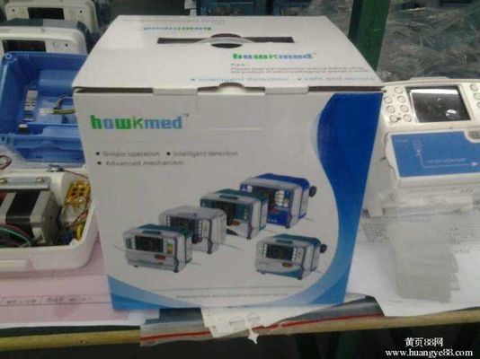 90 درجة دوران القطب المشبك مضخة التسريب الطبي المتاحة مع 0.1 ~ 1200 مل / ساعة الوضع الجزئي 0.1-99.9 مل / ساعة